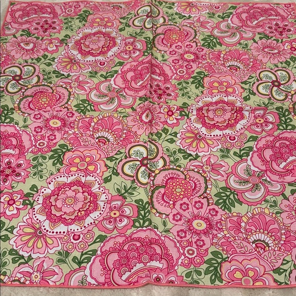 Set of Three Vera Bradley Petal Pink Napkins - Picture 2 of 2